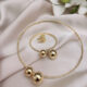 3 Piece Gold Tone Set