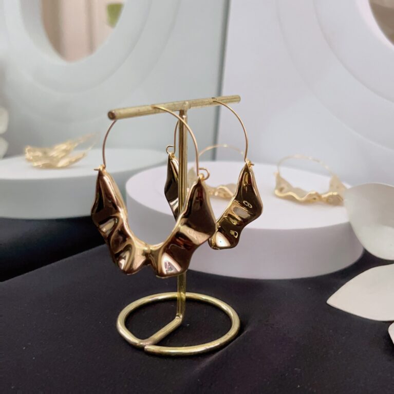 Collar Shaped Bold Earrings