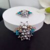 Beetle Pin Ornament (Silver)