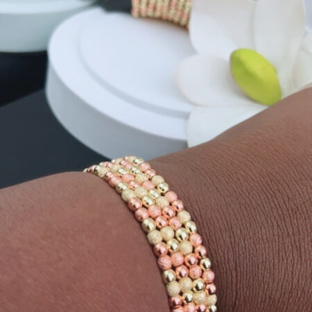 3 Tone String Bracelet