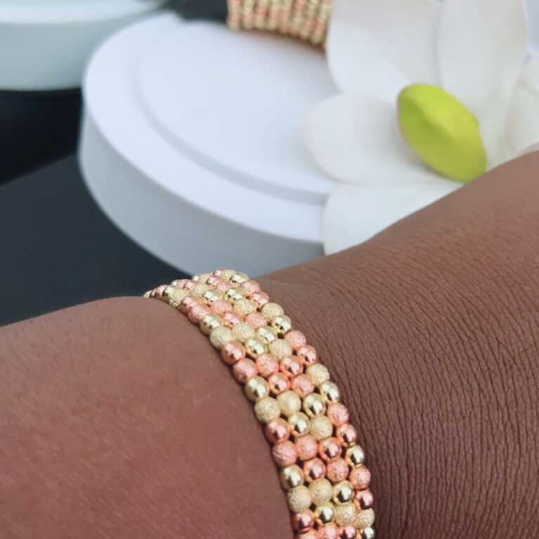 3 Tone String Bracelet