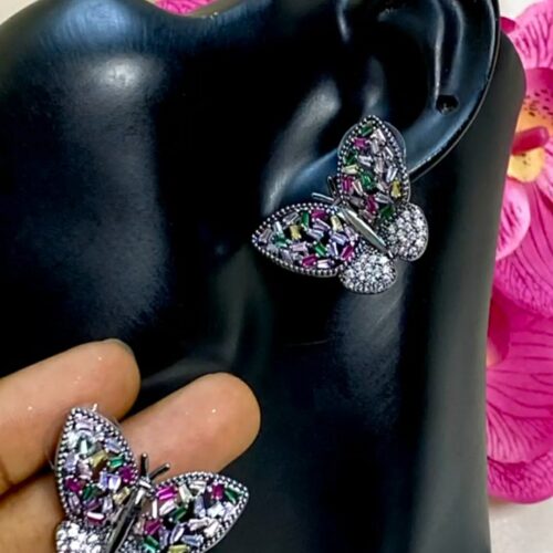 Zirconia butterfly Earrings